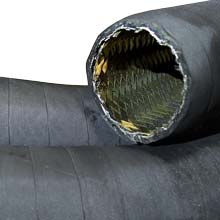 Рукав для битума металлооплёточный Ф 100 мм (9 м) ТУ 2554-187-05788889-2004 (мин. 9 м)