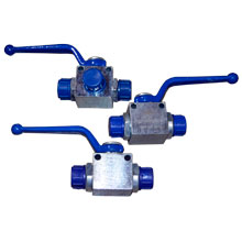 Кран гидравлический для РВД двухходовой S24-S24 (М20х1.5 - М20х1.5). в наличии